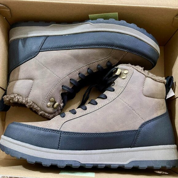 NEW Weatherproof Men's Sneakerboots Boots Shoes Brown, Size 10 - Picture 7 of 9